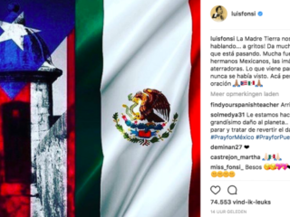 O.a. Luis Fonsi, Beyoncé & Daddy Yankee bidden voor Puerto Rico en Mexico