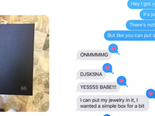 Meisje extreem dankbaar voor simpel cadeau van vriend