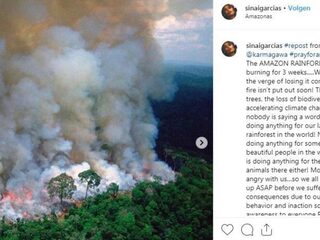 #PrayforAmazonia gaat viral: "Amazonewoud staat al 3 weken in de fik!"