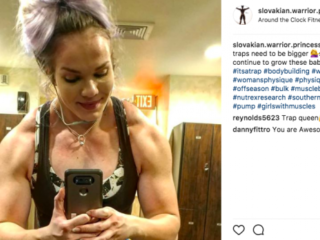 Deze chick wil vrouwelijke Arnold Schwarzenegger worden