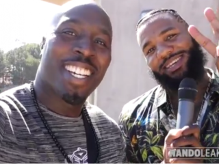 Fernando bezoekt The Game tijdens 'All Eyez' clipshoot in Los Angeles