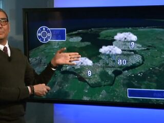 Jörgen Raymann presenteert het weer en hij bakt er niets van