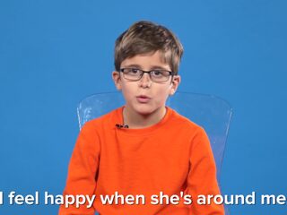 Cute! Kinderen bekennen op wie ze verliefd zijn