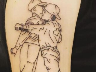 Jack $hirak zet tattoo van Ronnie Flex en Lil Kleine