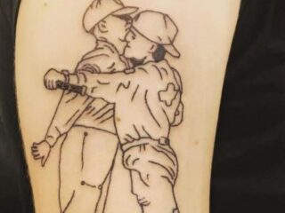 Jack $hirak zet tattoo van Ronnie Flex en Lil Kleine
