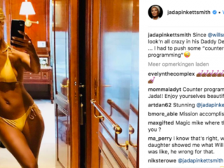 Jada Pinkett (46) post sexy bikinifoto om man Will Smith terug te pakken