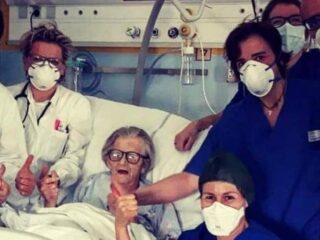 Italiaanse oma (95) geneest van het coronavirus