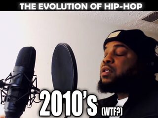 VIDEO: Evolutie van hiphop in 1 minuut