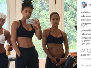 Jada Pinkett Smith deelt drie generaties killerbodies: Oma, moeder en kleindochter