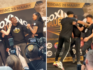 Fabiola bij staredown Boxing Influencers: "Ik wil bloed zien bij Vonneke"