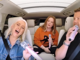 Christina Aguilera killt de Carpool Karaoke met James Corden