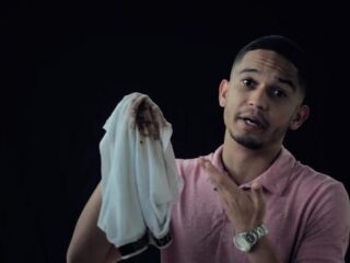 YouTuber Huan Grantjie maakt '100 pufjes'-parodie van Dopebwoy's 'Cartier'