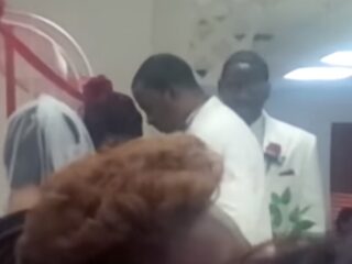 VIDEO: Sidechick crasht trouwdag van cheater