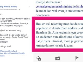Student gewezen op 'allochtone populatie' Amsterdamse hogeschool