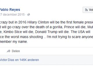 Dude voorspelt alles wat tot nu toe gebeurd is op Facebook