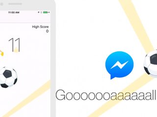 EK 2016 voetbalgame verstopt in Facebook Messenger
