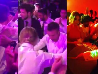 VIDEO: Robin van Persie heeft Turkse volksdans al goed onder knie