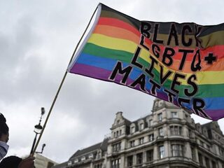 Protest in Amsterdam tegen geweld naar zwarte queer en trans personen
