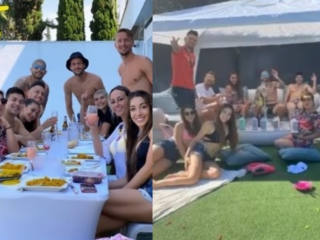Luuk de Jong onder vuur na Instafoto van gezellig etentje