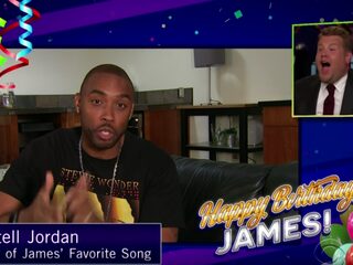 Montell Jordan verrast talkshow host James Corden