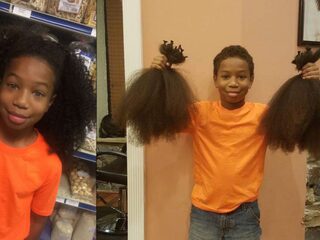 Jongetje (10) laat haren twee jaar groeien voor kankerpatiëntje