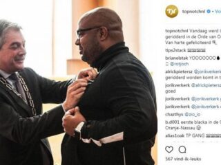 Rotjoch geridderd in Orde van Oranje-Nassau