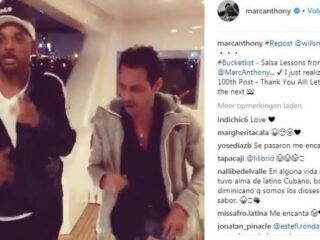 Dit is hoe Marc Anthony salsales geeft aan Will Smith