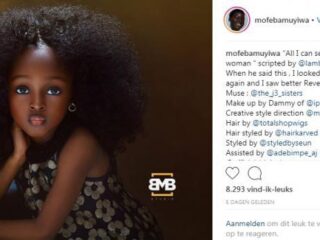 5-jarig meisje uit Nigeria 'mooiste meisje ter wereld'
