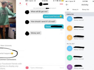 Twintigjarige chick wordt rijk dankzij Tindermatches