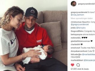 Gregory van der Wiel vader geworden van eerste kind