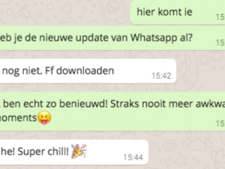 Whatsapp geeft je 7 minuten bedenktijd om je appje terug te trekken!