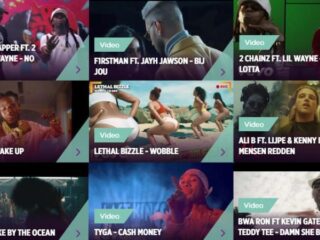 Het regent videoclips van bekende artiesten