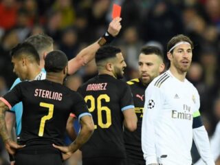 Sergio Ramos breekt records met 26e rode kaart voor Real Madrid
