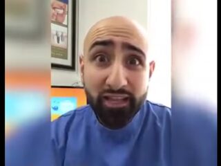 Zingende tandarts zingt parodie op Ed Sheerans 'Shape of you'