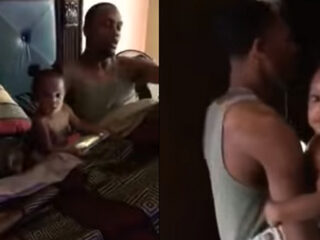 VIDEO: Cheater geeft dochtertje van sidechick cadeau aan huidige vriendin