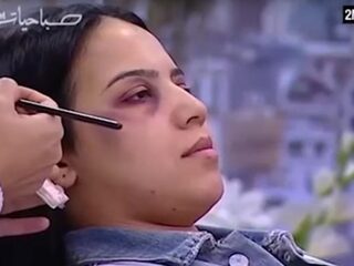 Woede om make-up tutorial die huiselijk geweld verbergt