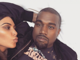 Kim in tranen bij hereniging met Kanye