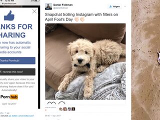 Beste 1 aprilgrappen: Snapchat trolt Insta, PornHub op je FB en GTA als tv-serie