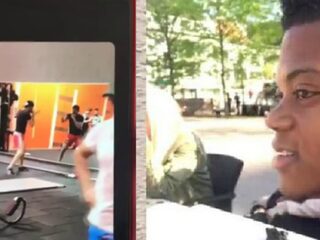 VIDEO: Bokser zoekt voetballer op na beledigende Snapchat video
