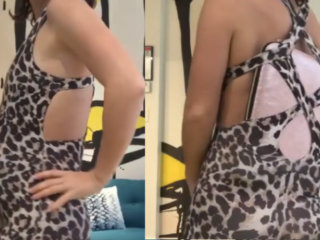 Sneaky vrouw doet alsof ze zwanger is om bagagekosten te besparen