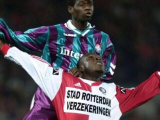 Feyenoordsupporters zamelen geld in voor zieke oud-verdediger Gyan