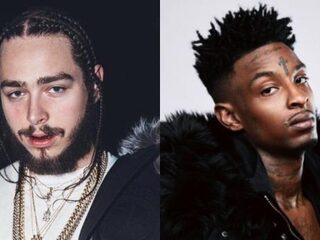 Post Malone en 21 Savage de diXte met Rockstar