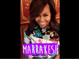 FOTO'S: Michelle Obama doneert 100 miljoen dollar aan Marokkaanse studentes