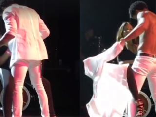 Trey Songz geeft een heel intiem optreden