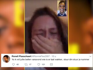 VIDEO: Ronnie Flex verrast zijn fans met een gezellig Facetime-gesprek