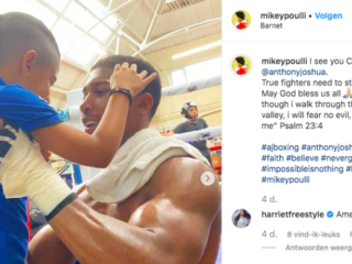 Bokser Anthony Joshua geeft blinde jongen waardevolle levensles mee