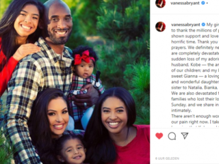Vanessa Bryant reageert op verlies man en dochter: "We zijn er helemaal kapot van"