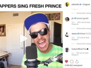 Jongen imiteert 90's rappers met theme song 'Fresh Prince of Bel-air'