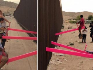 Wip tussen Amerikaans-Mexicaanse grens verbindt families