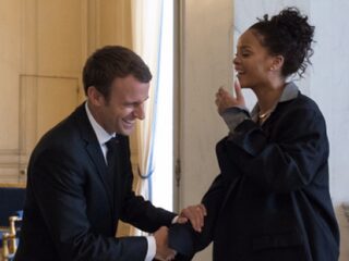 Rihanna ontmoet Franse president om belangrijk onderwerp te bespreken